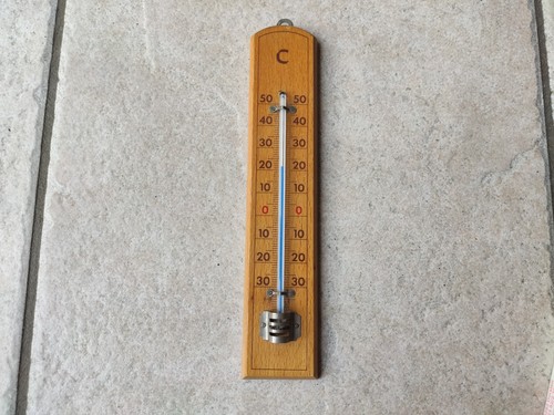 Altes thermometer holz 4 - altes, x