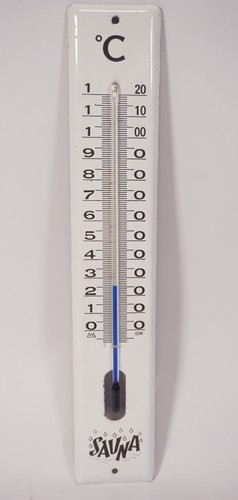 Vintage emaille thermometer - vintage,
