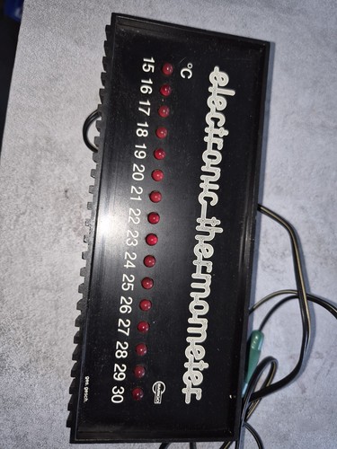 Vintage thermometer elektrisch - thermometer,