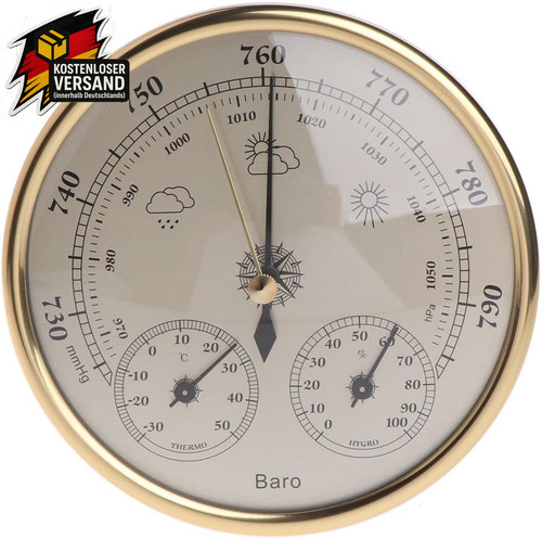 Wand wetterstation 1 - wand-wetterstation, 3-in-1