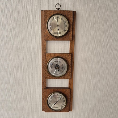 Vintage wetterstation holz - holz,