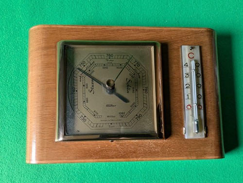 Barometer mit thermometer - mit,
