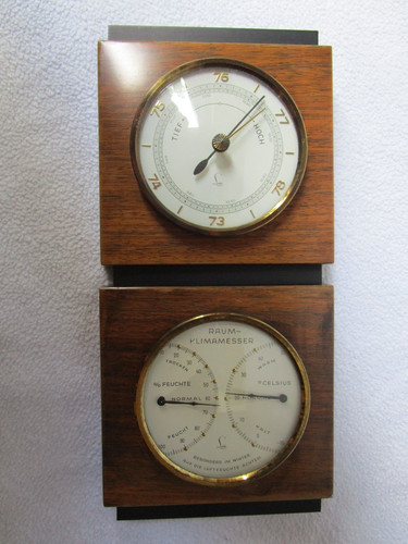 Lufft barometer thermometer - lufft,