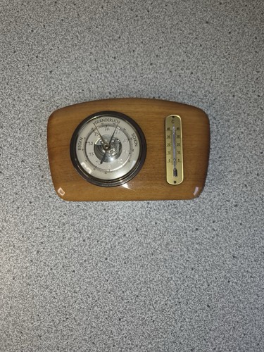 Vintage wetterstation holz mit - wetterstation,