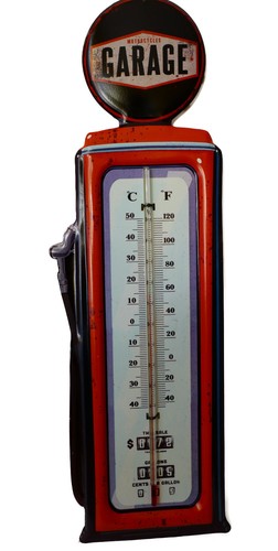 Blech thermometer garage - thermometer, "garage"