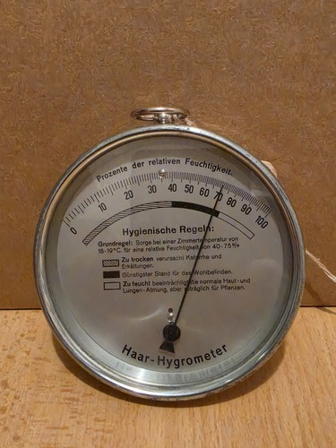 Vintage haar hygrometer - vintage, haar-hygrometer
