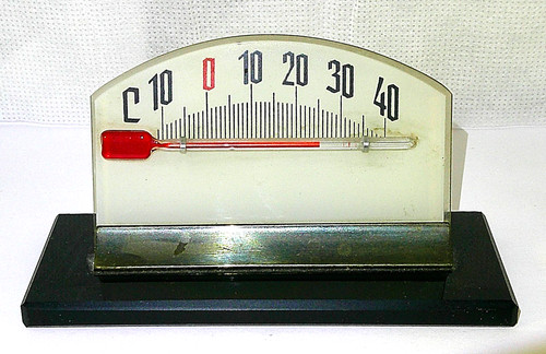 Seltenes art déco thermometer - seltenes,